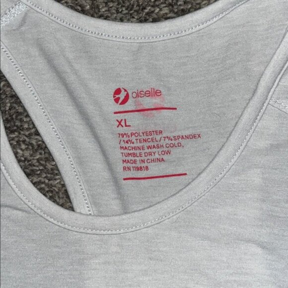 Oiselle Volee Team Racerback Tank Top XL - Picture 3 of 5